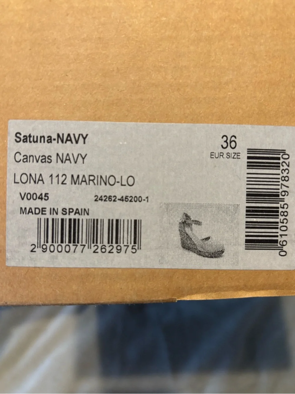 Viscata Satuna Navy Canvas & Yute Espadrille Wedge Sandals